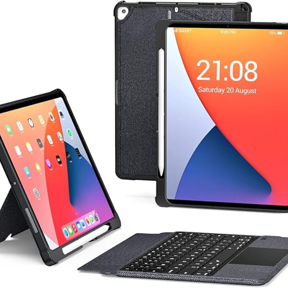 Erkovia iPad Pro 10.5 Magnetic Detachable Keyboard for iPad 10.2/10.5